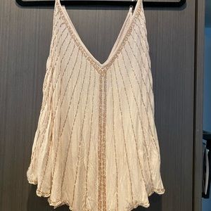 NEW WITH TAGS - Free People Embellished Tank